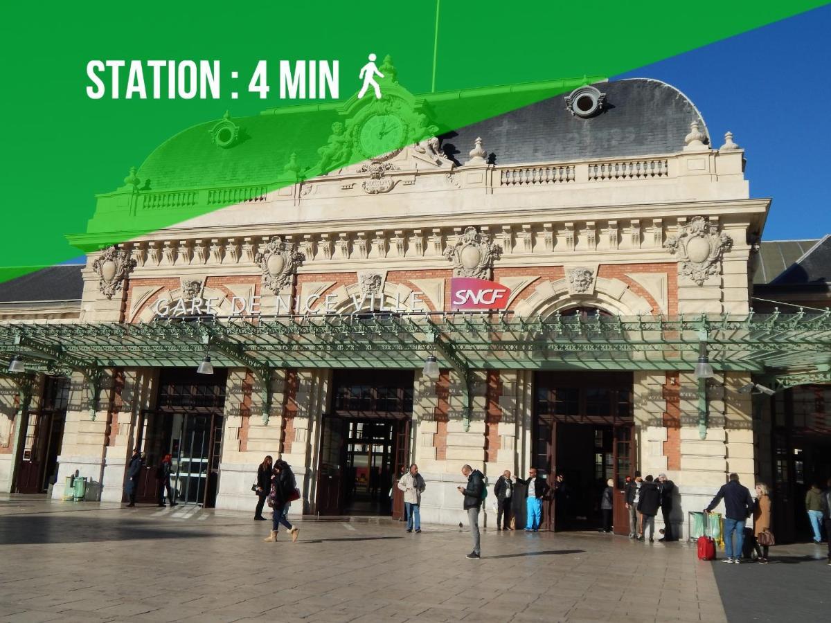 2 Rooms - Hyper Centre - Air-Conditioned - Terrace - Quiet - Tramway - Equipped Kitchen - Wifi Nice Exterior photo